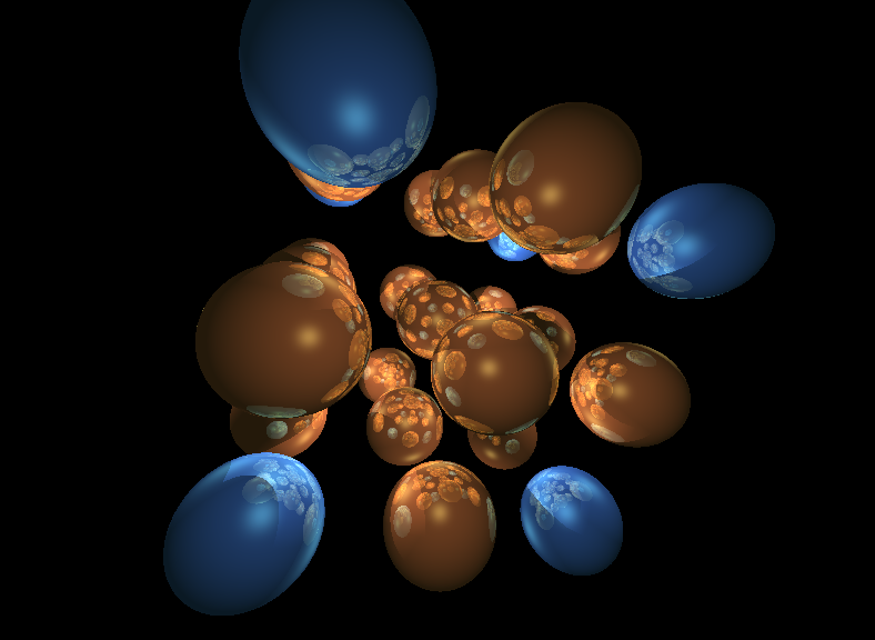 cube of spheres 3D