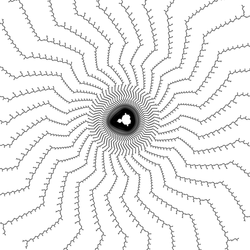 Mandelbrot set island 1/3*[1^8 2^8]^2a