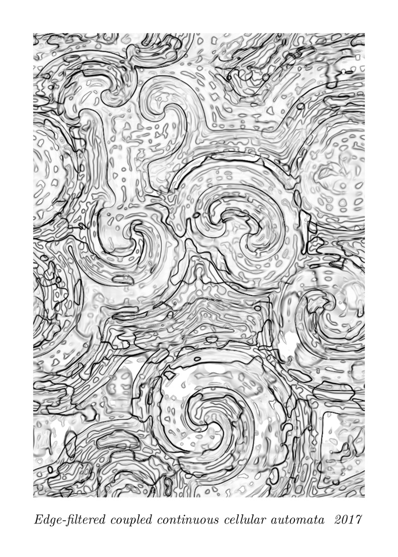 Coupled continuous cellular automata
