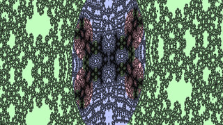 Burning Ship embedded Julia set at -9.167915310575771208123629609e-01 + -9.971220366596491309883614426e-01 i @ 7.2759576141834259e-12