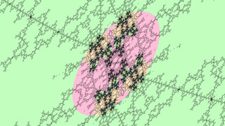 Burning Ship embedded Julia set at 9.7149453699578600555451e-01 + -1.6822661159791057745786e+00 i @ 9.175320802140104e-07